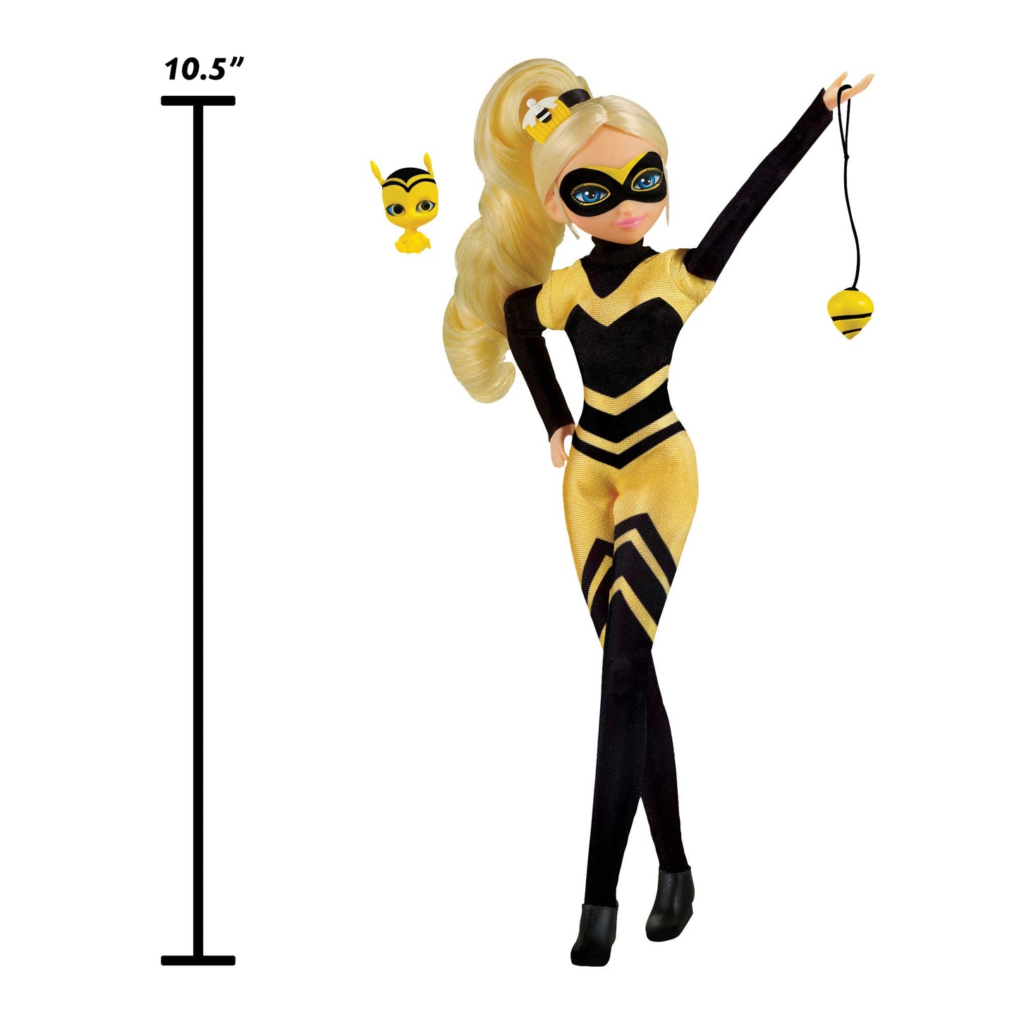 Miraculous Ladybug Queen Bee 10.5' Fashion Doll With Accessories And Pollen Kwami By Playmates Toys