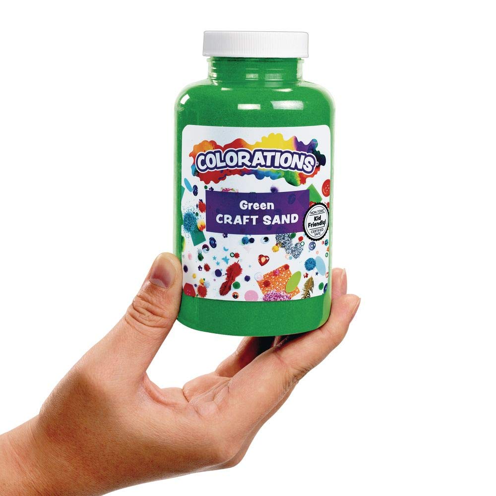 Colorations CSYE Colorful Craft Sand, Yellow - 22 oz.
