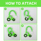 Amazingm Baby Food Grade Silicone Tractor Truck Teether Toy With One Piece Design Pacifier Clip Holder,Teething Pain Relief Toys