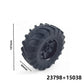 Ttlyhek Technics Parts Vehicles Suspension System With Tire 107X44 Technical Parts Set Compatible With All Major Brands, Moc Par