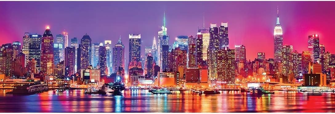 Masterpieces Cityscape Panoramics 1000 Puzzles Collection - New York Panoramic 1000 Piece Jigsaw Puzzle