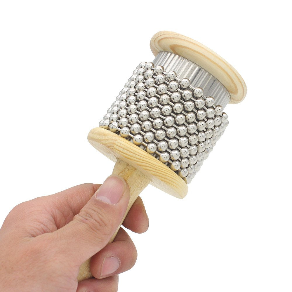 Wood Wooden Cabasa Small Size Percussion Band Student Children Kid Instrument Pop Hand Shaker