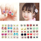 240 Piece Sticker Earrings 3D Gems Sticker Girls Sticker Earrings Self-Adhesive Glitter Craft Crystal Stickers