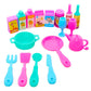 Miunana 43 Pcs Collectible Set Of Adorable Doll Food Tableware For Dollhouse Kitchen Set Mini Dollhouse Food Set For Dollhouse Game Party Toys