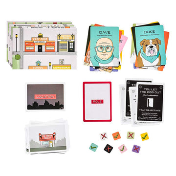 Ridley'S Ridley’S Who Let The Dog Out? Card Game – Fun Collaborative Family Game For 4-8 Players, Ages 10+ – Instructions Included – Strategy Card Game Ideal For Family Game Night