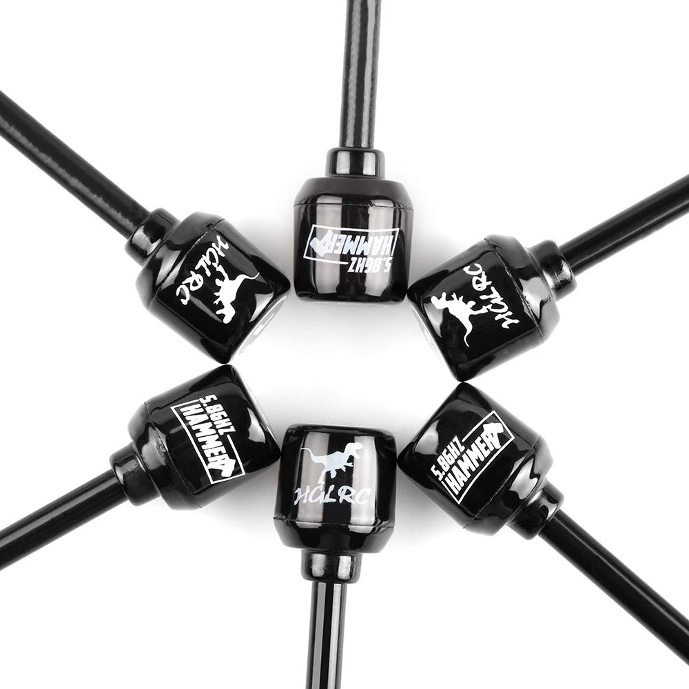 HGLRC RHCP SMA Long Range Antenna FPV Hammer Mini 2.5dBi Super Mini 5.8G for RC Drone (2pcs)