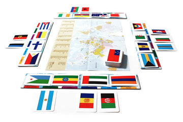 Tactic Flags Of The World Family Card Game - Educational & Fun - Play & Learn About Flags, Nations & Geography