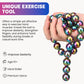 Amarlozn Fidget Magnet Toy, Large Ferrite Hand Roller, Multicolored Magnetic Office Desk Decoration, Model FS0861, 21 PCS Set