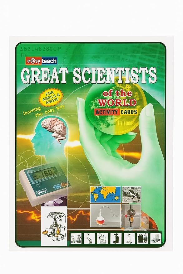 Great Scientists Of The World  English Activity Flash Cards Multicolor