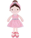 GAGAKU Soft Baby Doll Toy - 16'' Cotton Plush Ballet Girl Rag Doll for 1 Year Old Birthday & Christmas Gift