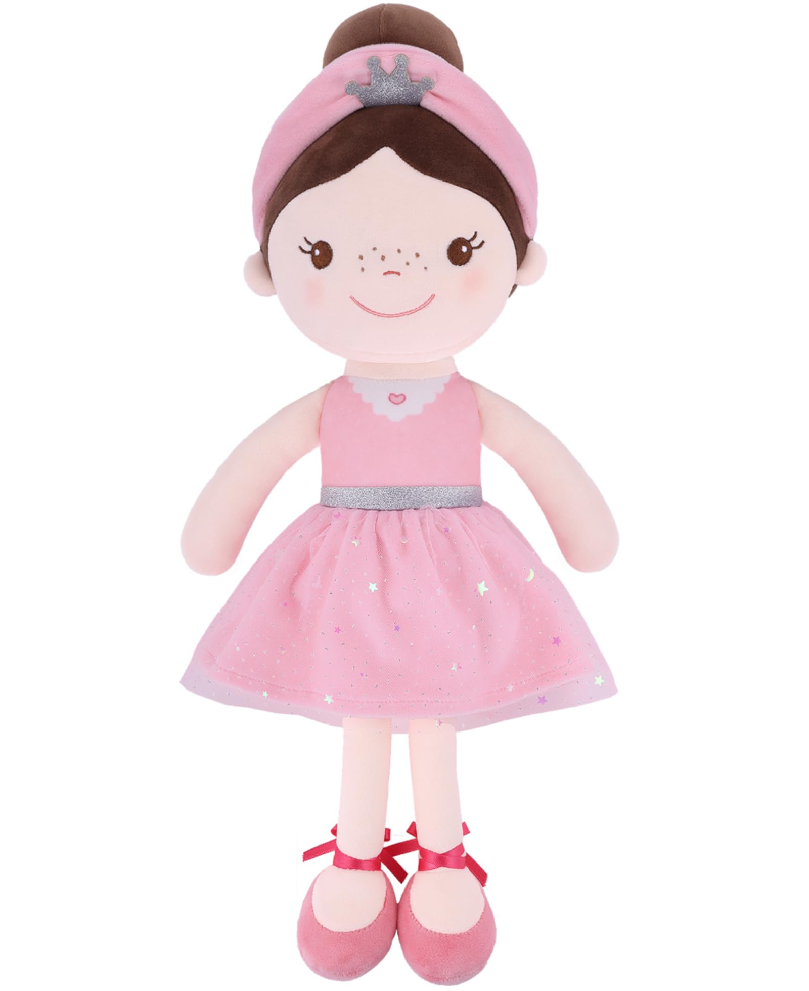 Gagaku Soft Baby Doll Toys (16''), My First Baby Rag Doll For 1 Year Old Girl Birthday Gift,Christmas Plush Toys Gift For Toddler Kids Infants - Ballet Girl