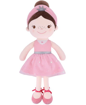 Gagaku Soft Baby Doll Toys (16''), My First Baby Rag Doll For 1 Year Old Girl Birthday Gift,Christmas Plush Toys Gift For Toddler Kids Infants - Ballet Girl