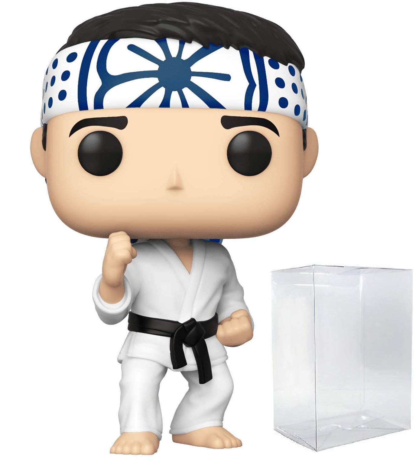 Pop Daniel Larusso [Cobra Kai] Funko Pop! Vinyl Figure (Bundled With Compatible Pop Box Protector Case), Multicolored, 3.75 Inch
