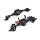 RZXYL Aluminum Front / Rear Portal Axles Set for 1/10 Axial SCX10 II 90046 90047 RC Crawler Car (Black)