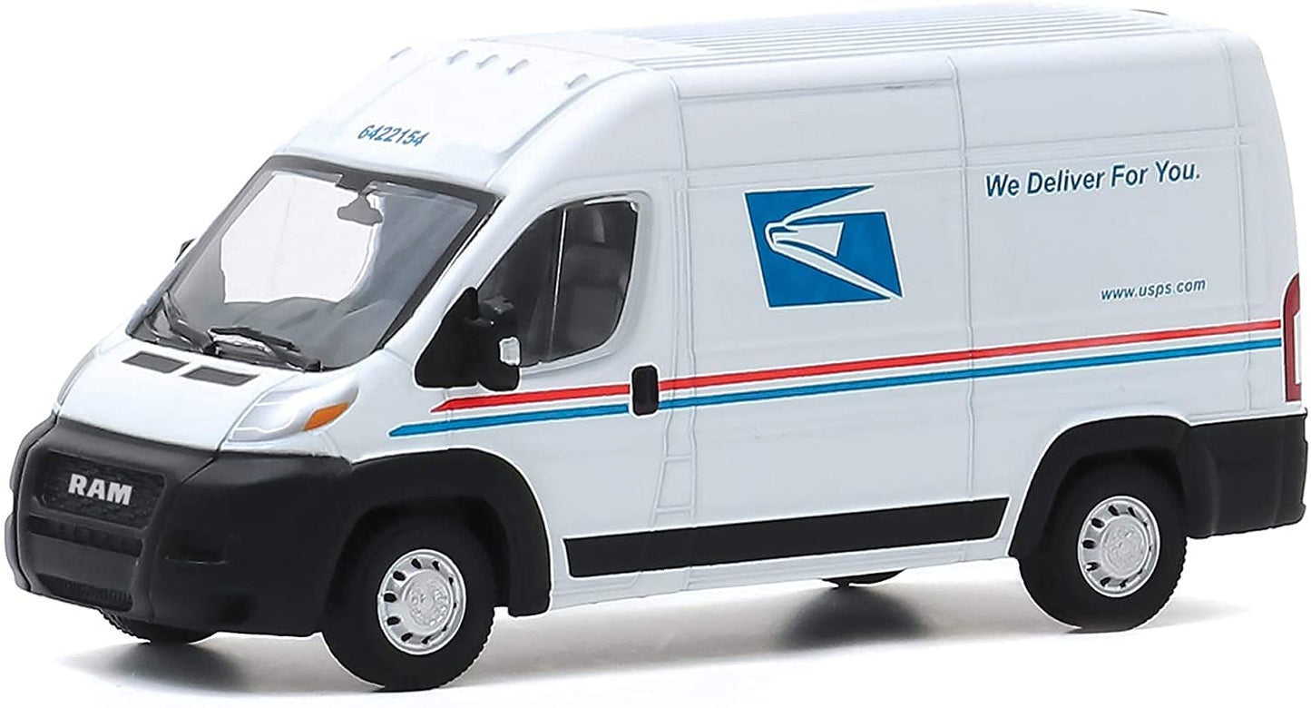 2018 Ram Promaster 2500 Cargo Van High Roof ''Mopar Custom Shop'' Blue And Black ''Route Runners'' Series 1 1/64 Diecast Model B
