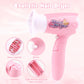 Sanlebi Hair Salon Toys For Girls, 25 Pcs Pretend Play Hair Styling Toy Set For Kids 3-6 With Hair Dryer, Barber Scissors And St