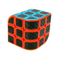 CuberSpeed 3X3 Carbon Fiber Speed Cube Penrose Model MF8824 - Stickerless Black Puzzle