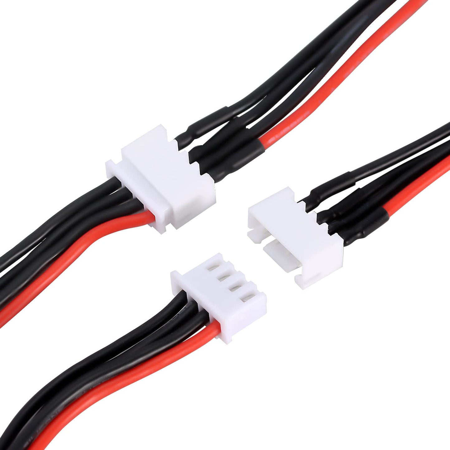 Injora Jst-Xh 10 Pcs 3S Balance Lead Extension, Lipo Battery Charger Extension Cable, Balance Plug Extension Lead Wire, 200 Mm 2