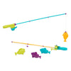 Battat - Play Rod & Reel - Wind-Up Magnetic Lure - 2 Rods & 4 Colorful Fish - Beach & Water Toys - 3 Years + - Magnetic Fishing 