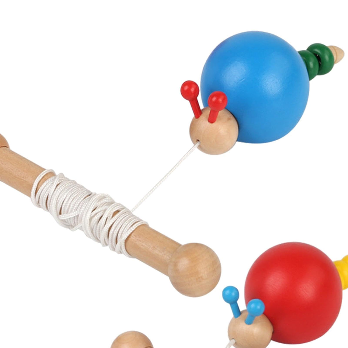 Atorse 2 Pieces Wooden Montessori Toys Wooden Pull Toy For Kids Baby Birthday Gifts|Baby | Toys For Baby | Developmental Baby To