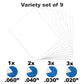 LITKO 8x10-inch Polystyrene Flexible Craft Sheets | Plasticard | Styrene Plastic Sheets | Modeling | Crafting | Scratch Building