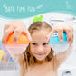 Comfylife Baby Bath Toy Organizer - Bath Toy Storage For Shower - Bathtub Toy Organizer Includes Foam Bath Toys (Numbers & Lette
