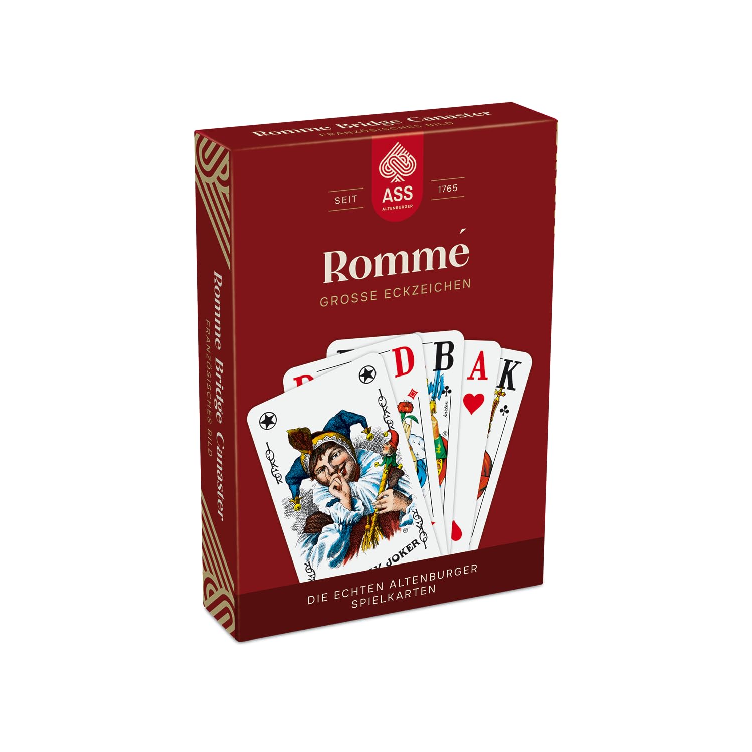 ASS Altenburger FSC Seniors Rummy with Large Corner Signs, French Image