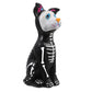 Little Flower Dog Toys - Halloween Resin Figurine for Table Decoration Glow-in-The-Dark Black Dog Statue 5.51 X 2.44 X 2.04 Inch