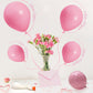 Pink Balloons Different Sizes,Scmdoti Double Stuffed Pink Balloon Arch,Pastel Pink Balloons Garland,18/12/10/5 Inch Pink Balloon