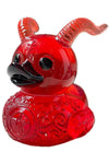 Jabubeagup Unique Rubber Duck, 3 Inch Gothic Satanic Duck, Cyberpunk Resin Punk Ducks, Funny Duck Toys, For Kids Or Friends, Col