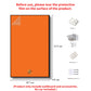 iLuane Lego Wallboard Display for Technic 42056 Porsche 911 GT3 RS, 19.7x31.5 inch, Aluminum Alloy, Orange
