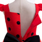 Sgehen Girls Ladybug Costume Dress Birthday Halloween Christmas Cosplay Party Dress 8 9