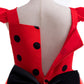 Sgehen Girls Ladybug Costume Dress Birthday Halloween Christmas Cosplay Party Dress 8 9