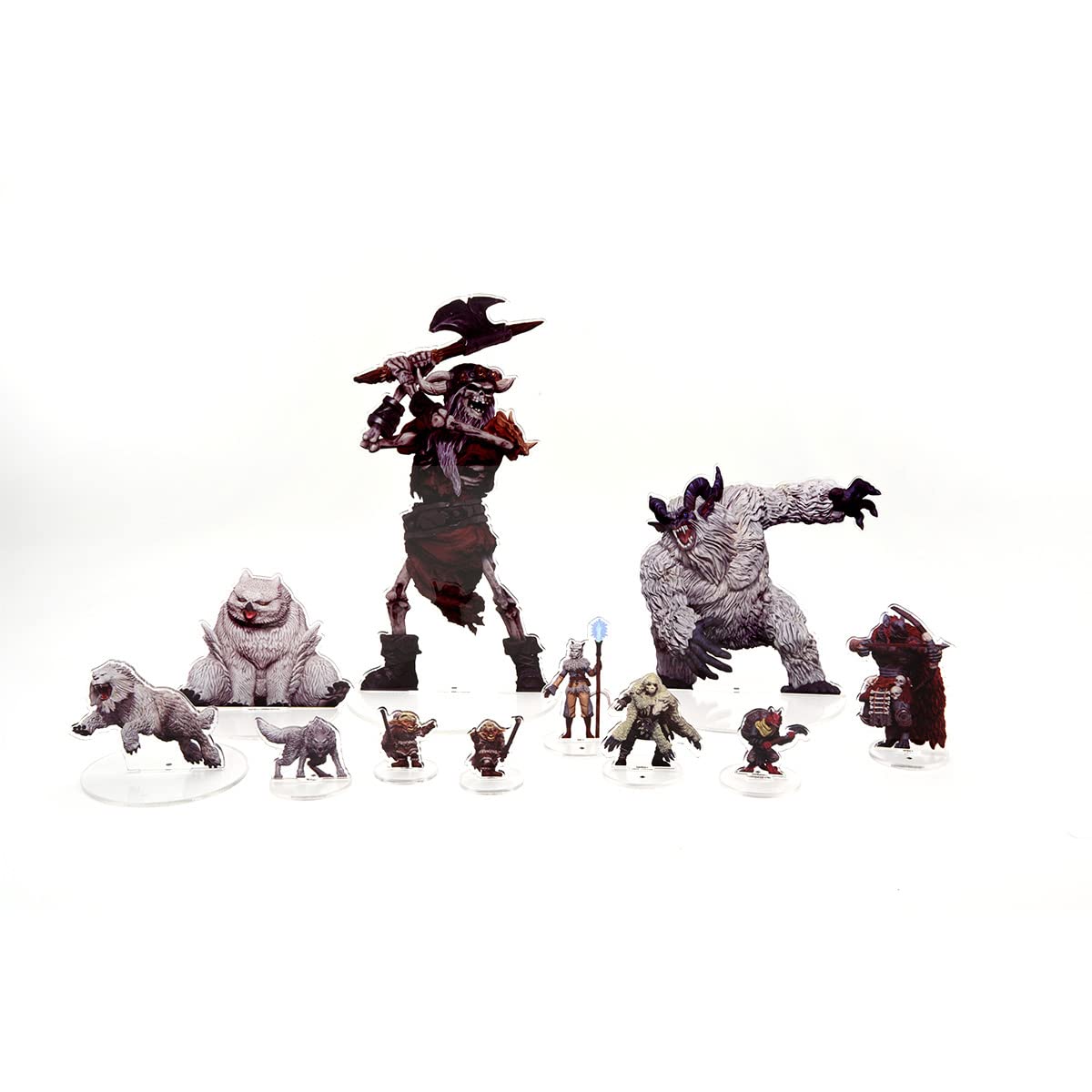 Wizkids D&D Idols Of The Realms: Icewind Dale Rime Of The Frostmaiden - Frost Giant Skeleton - 2D Set