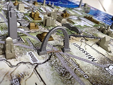 4D Cityscape Usa History Time Puzzle