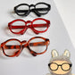 Lopau 3pcs Glasses for Labubu  Sunglasses Accessories for Dolls of 3.94-6.69 Inch Figure  Doll Glasses Outfit (No Dolls)