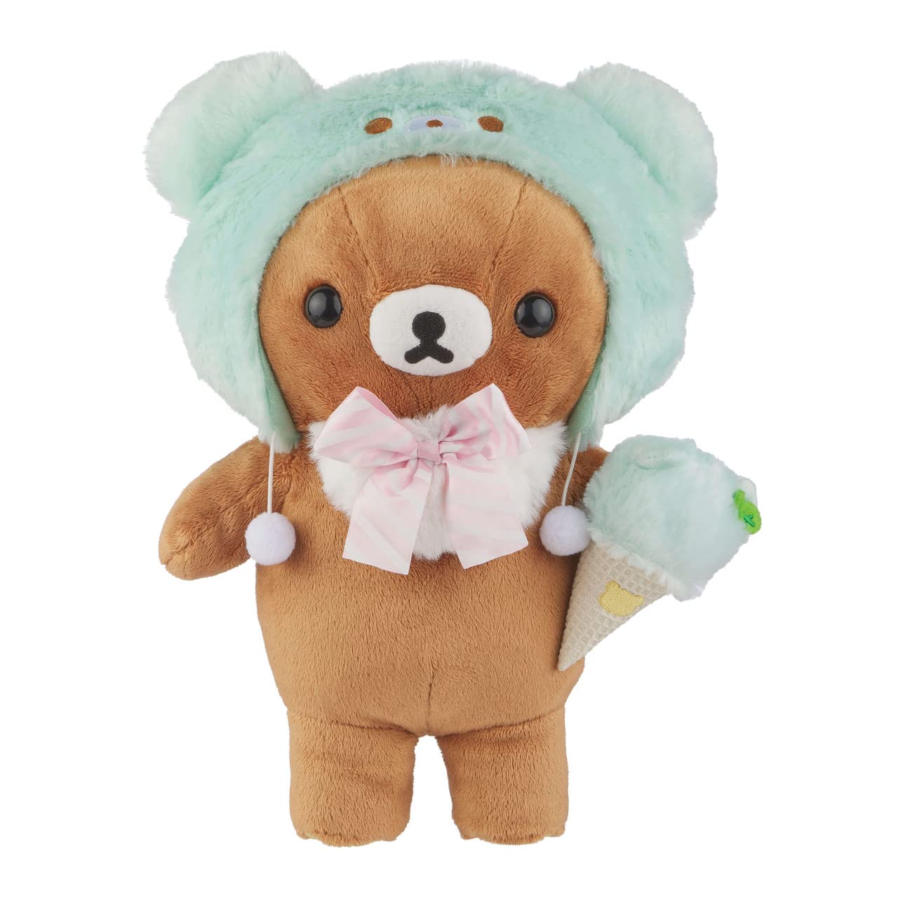 Rilakkuma Chairoikoguma San-X Original Ice Cream Series Plush - Medium - 13.5-Inch Plush