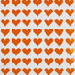 1/2 Inch (0.50) Heart Sticker Bulk Labels Sheets Diy Scrapbooking Stickers For Valentine'S Day, Stationery, Arts & Crafts 13Mm, 7560-Pack - (Orange) By Royal Green