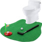 Goodlysports Toilet Golf Game- Practice Mini Golf In Any Restroom/Bathroom - Great Toilet Time, Funny White Elephant Gag Gifts For Golfer, Useful White Elephant Gift Ideas, Golf Gifts For Men.