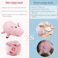 Phocas Hairphocas Cute Pink Pig Money Box Plastic Piggy Bank For Kid'S Xmas Christmas Birthday Gift With Box