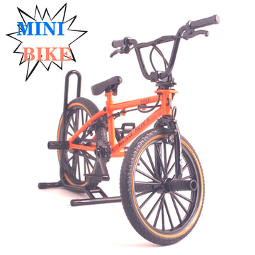 Ailejia Mini Diecast Finger Bike Extreme Sports Toy Bmx Finger Bicycle Toys Game Set For Kids And Adults, Metal Bike Model Collections Decoration (Bmx Red)
