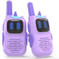 Holiky Purple Walkie Talkies With Silicone Cover, Toys For 3-4 Year Old Girls Boys, Kids Walkie Talkies 1000Ft Range 2 Way Radio