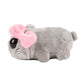 Leong Products Sad Hamster Meme Plush Toy With Pink Bow, Built-In Violin Sound For Soft Cute Sad Hamster (Sad Hamster With Music