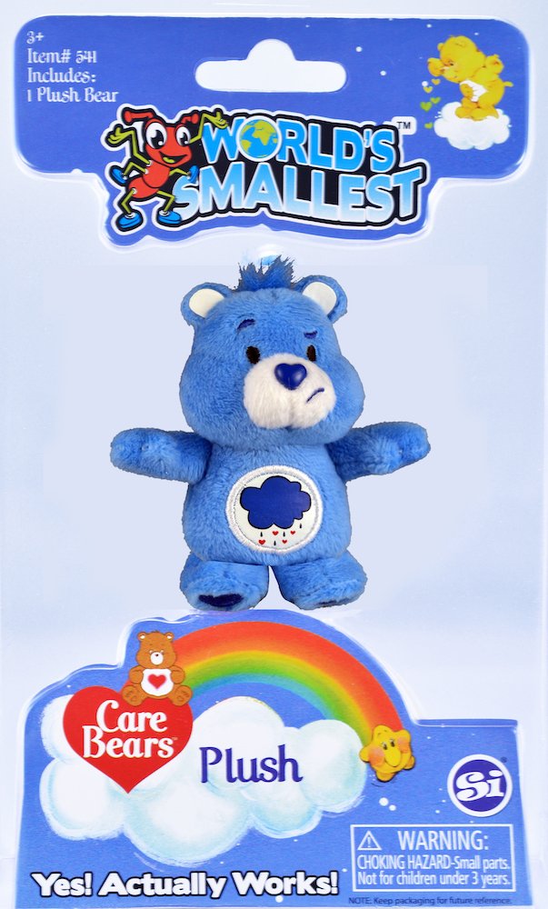 World's Smallest Care Bears, Multicolor, Small Size - Adorable Collectible Plush Toys, Styles May Vary