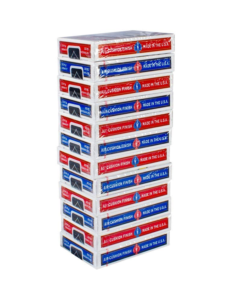 Bicycle Standard Index Playing Cards - 12 Pack, Multicolor, Canvas Material, Model 4350062930