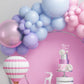 Pink Blue Balloon Garland Kit, Pink Blue Balloon Arch With Macaron Purple, Pink And Blue Party Balloons, Pink Blue Purple Balloo
