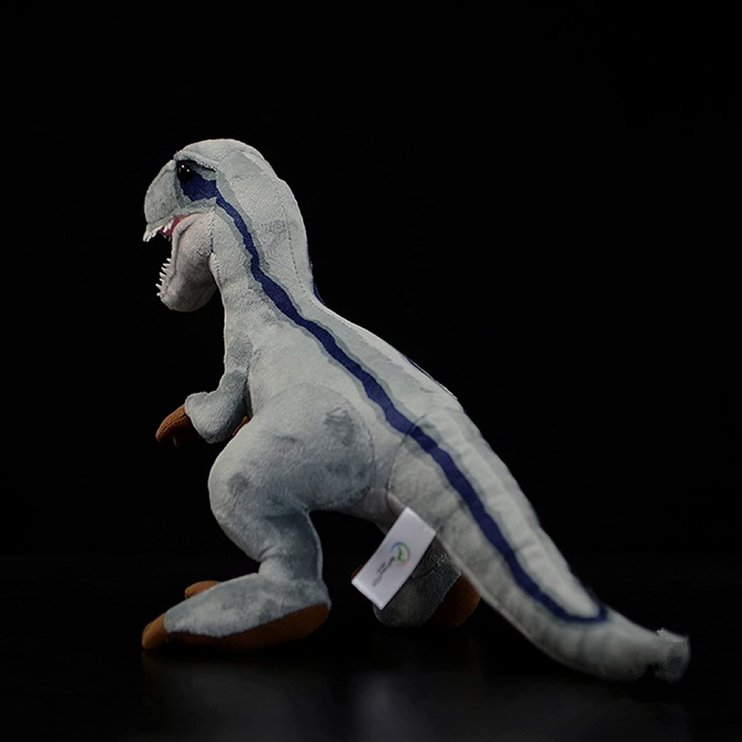 Velociraptor Dinosaur Plush Toy - Gray 17” Dinosaur Tyrannosaurus Stuffed Animal Plushie, Figurines Dinosauria Tyrannosaurus Stuffed Toys Soft, Gifts Collectible For Kids (Velociraptor)