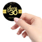 Sumerk 48 Pcs Cheers To 30 Stickers Large Bottle Stickers 30Th Birthday Stickers Card Seals 2 Inches Round Happy Birthday Party