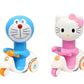 Bhudhar Unbreakable Cartoon Toy Press And Go, Pull Along Friction Toy For Kids (Blue & Pink)