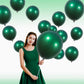 Double Stuffed Emerald Balloons Different Sizes Customized 52 Pack 18+10+5 Inch Dark Teal Emerald Green Balloon Garland Kit For